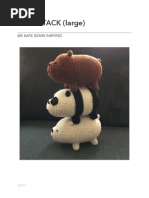 BEAR STACK (Large) : We Bare Bears Inspired