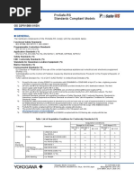 General Specifications: Prosafe-Rs Standards Compliant Models