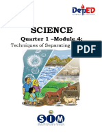 SCIENCE6 - Q1 - MOD4 - Techniques of Separating Mixtures