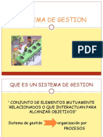 Sistema Integral de Gestion