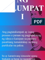 Pagsulat NG Talumpati