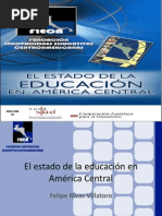 Estado de La Educacion en America Central