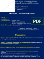 Cours - Droit Des Télécommunications