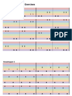 Grasshopper Finger Exercise Chart Landscape