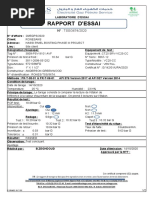 Raport D'essai 3674