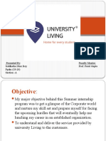 University Living Report