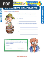 Los Adjetivos Calificativos para Tercer Grado de Primaria