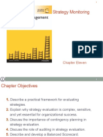 Strategy Monitoring: Chapter Eleven