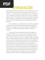 Ensayo Psicología Educativa