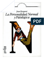 Bergeret Jean - La Personalidad Normal Y Patologica PDF