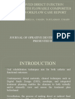 An Improved Direct Injection Technique With Flowable Composites A Digital Workflow Case Report