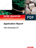 Yarn Evenness CV