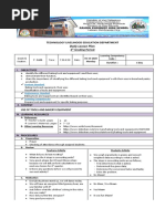 Technology Livelihood Education Department 4 Grading Period: Daily Lesson Plan