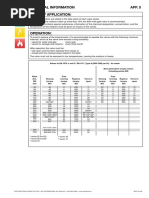 Technical Information APP. 5 Field of Application:: 6 Bar/10 Bar /16 Bar