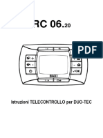 Istruzioni Kit Telecontrollo RC06