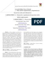 Informe Laboratorios Robótica 3.1-3.2-3.3 Generación de Trayectorias de Un Robot Móvil, Robot Híbrido y Proyecto Final