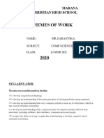 Schemes of Work Lower Six