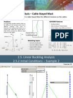 Exercise 21: Linear Buckling Analysis - Cable Stayed Mast