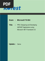 Exam: Microsoft 70-564: PRO: Designing and Developing