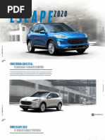 Ford Escape 2020 Catalogo Descargable