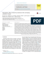 Thermobaric Effects Formed by Aluminum Foils Enveloping Cylindrical Charges