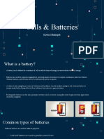 Cells & Batteries: Kavin Dhanapal