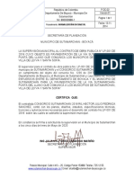 Certificaciones Supervisión