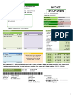 Isb PTCL Bill March 2020