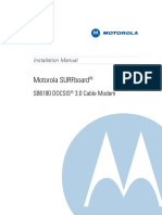 Motorola Modem User Guide sb6180