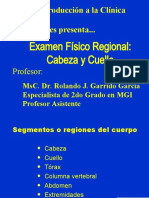 Exploración de Cabeza y Cuello