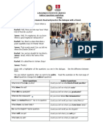 Indirect Questions Workshop PDF