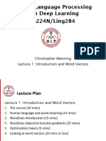 Natural Language Processing With Deep Learning CS224N/Ling284