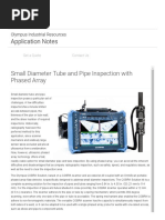 Small Diameter Tube and Pipe Inspection With Phased Array PDF