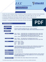 Krausz Spesifications Hymax-Flensemuffe en