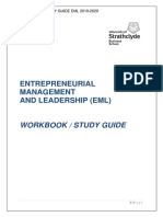 Entrepreneurial Management and Leadership (Eml) : Workbook / Study Guide