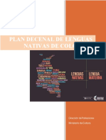 Plan Decenal de Lenguas Competencias - Educacion