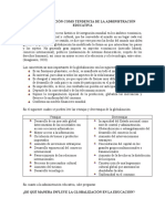 Foro II Globalización Como Tendencia de La Administración Educativa.