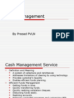 Cash Management: by Prasad PVLN