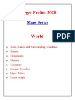 World Map Shortcut Compilation @upsc - Thougbts