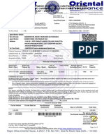 Motor Insurance Certificate Cum Policy Schedule GCCV - Public Carriersother Than Three Wheelers Package Policy - Zone C