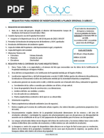 Requisitos P.O Modificado o Asbuilt