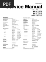 T PANASONIC TX 25-Y 29AD1D PDF