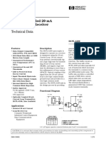 Optically Coupled 20 Ma Current Loop Receiver: HCPL-4200