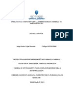 1 Entrega Inteligencia Competitiva en La Empresa Dimatic Sistemas de Marcación Ltda