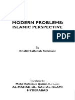 Modern Problems Islamic Perspective