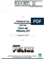 Provo Police Audit and City Response