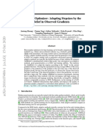 Adabelief Optimizer: Adapting Stepsizes by The Belief in Observed Gradients