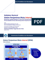 Kebijakan Nasional SPMI Ditjen Diksi