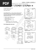 1, TLP521 2, TLP521 4: Programmable Controllers Ac/Dc Input Module Solid State Relay