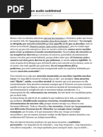 Cómo Grabar Un Audio Subliminal PDF